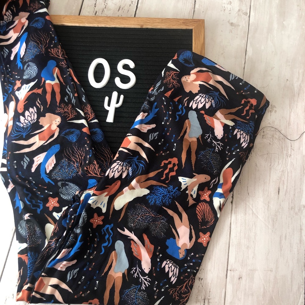 One Size Mermaid Leggings Lularoe